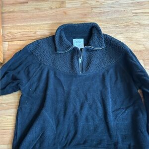 AERIE Black Fleece Sweater